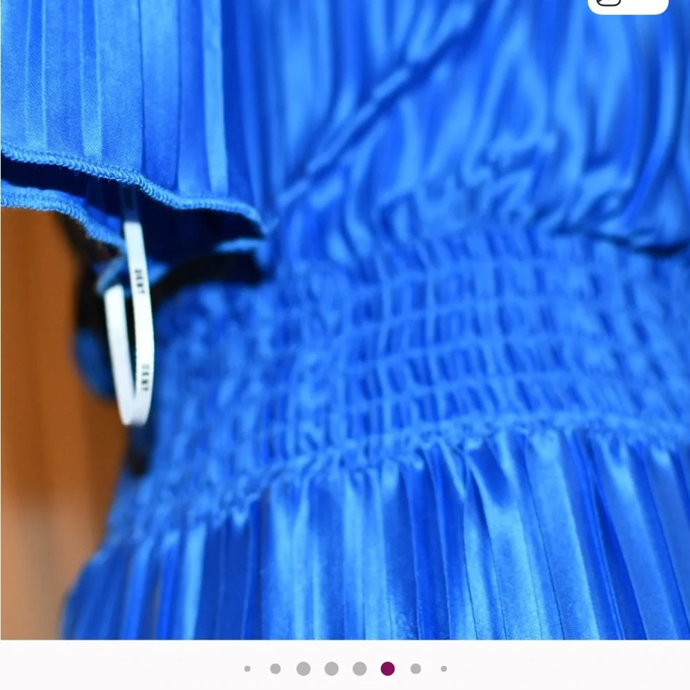 DKNY Women's Vibrant Blue Midi Dress - Picture 7 of 12